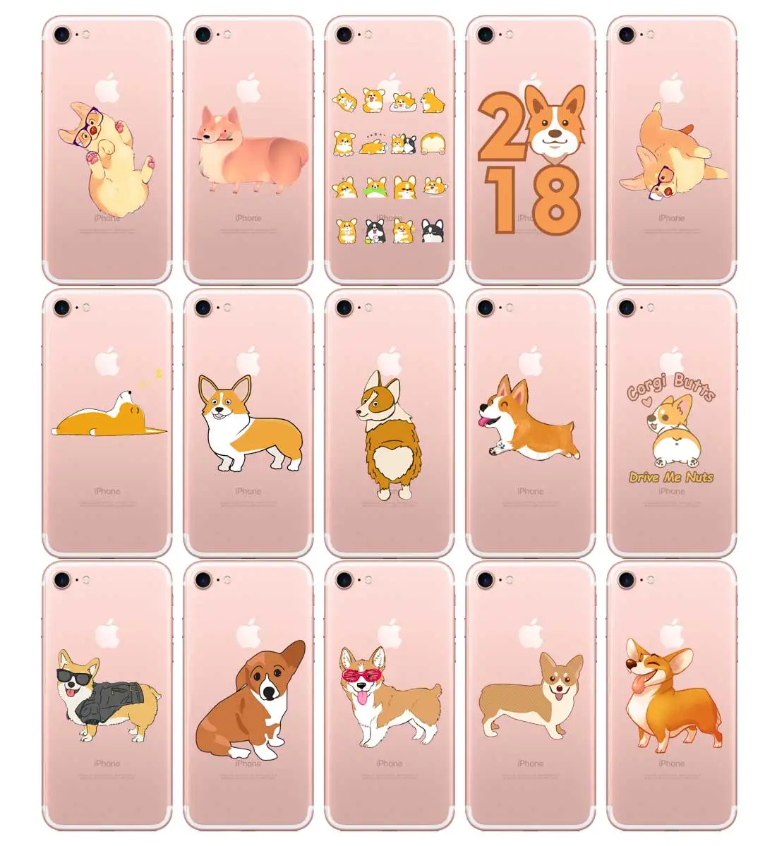 DREAMFOX L510 корги Мягкий ТПУ силиконовый чехол для Apple iPhone 11 Pro XR XS Max 8X7 6 6S Plus 5 5S SE 5C 4 4S |