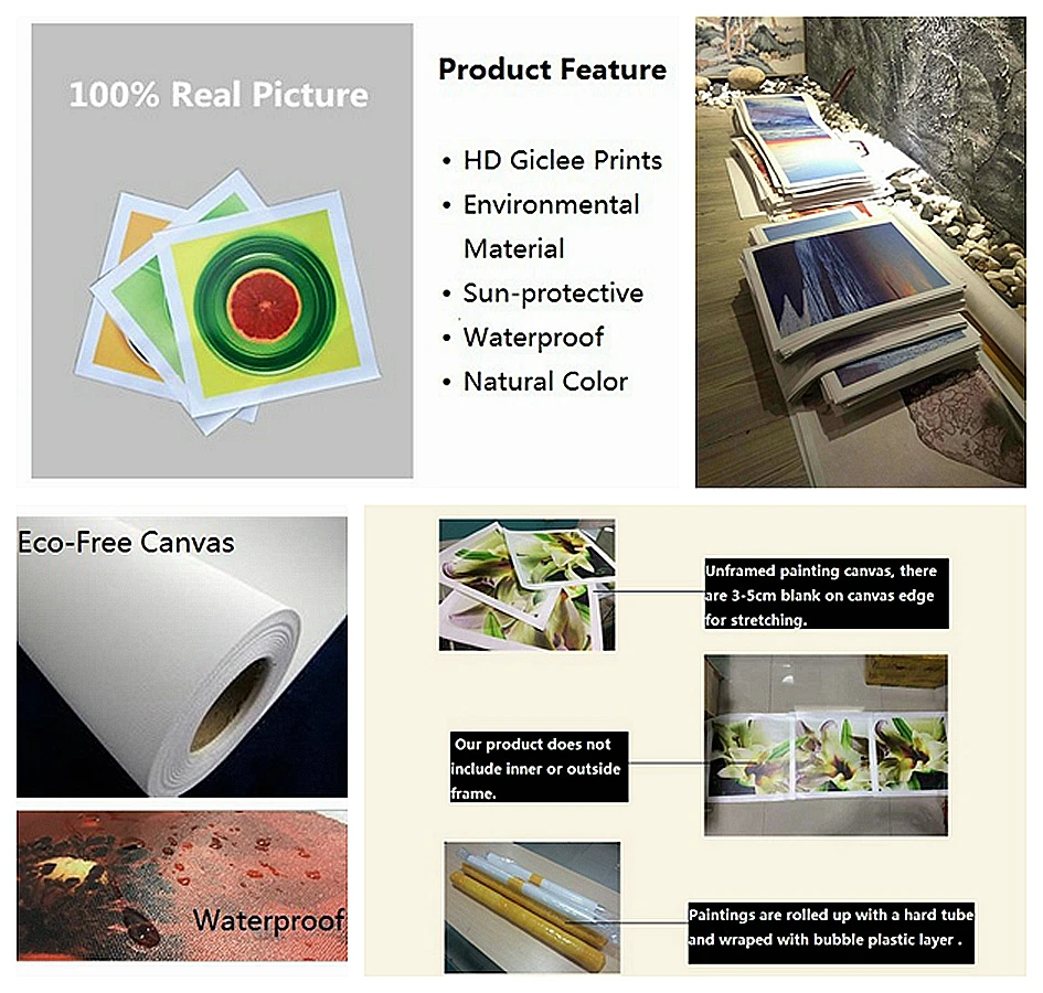 Горячая Распродажа 5 панелей зимняя горная фотокартина холст пейзаж HD печать