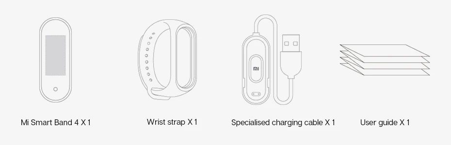 Глобальная версия Xiaomi mi Band 4 Smart mi band 4 браслет сердечного ритма 135 мАч цветной экран AI фитнес-трекер