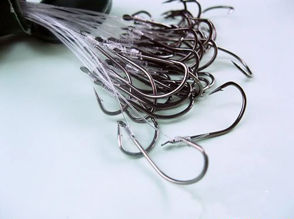 Рыболовная леска Завязывающийся крючком взрывобезопасный колючий двойной