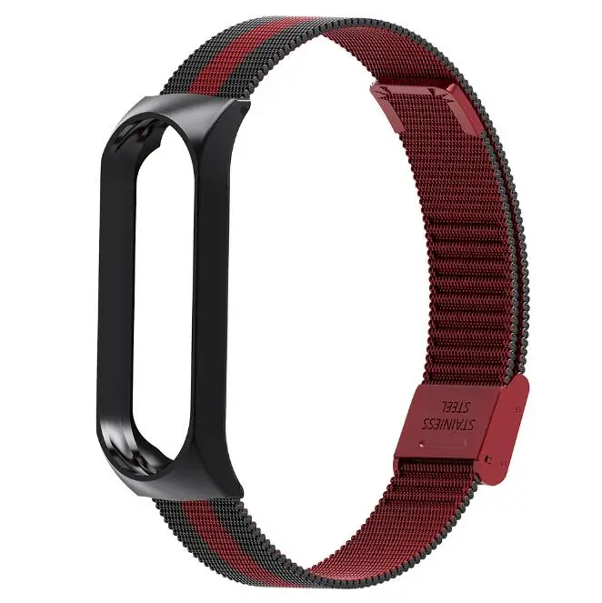 C01 Nennbo, браслет на запястье, ремешок для Xiaomi Mi Band 3 MiBand 3, металлический браслет, ремешок на запястье из нержавеющей стали - Цвет: C01