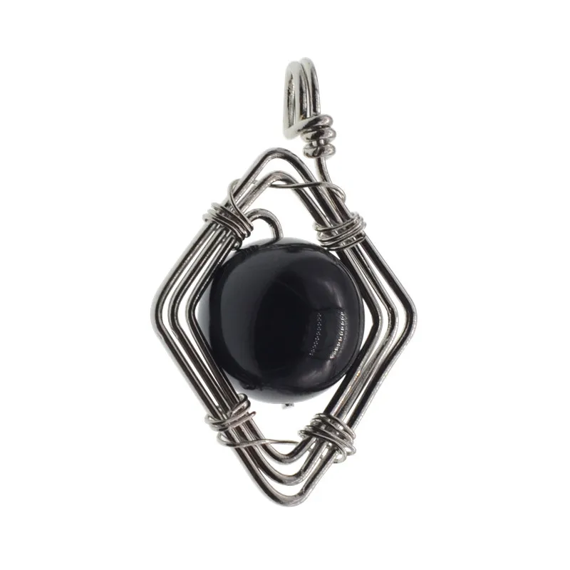 High Quality Wholesale 5pcs\lot Gem stone Pendant Stone Beads for Charms Necklace Bracelet DIY fashion Jewelry | Украшения и