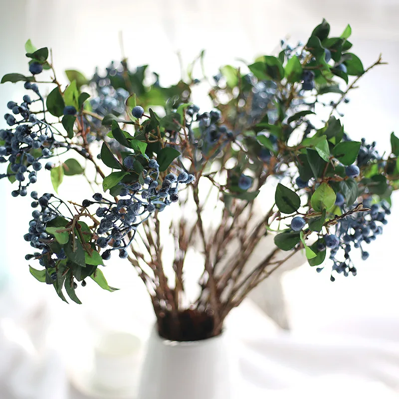 Ягоды фасоли и лозы завод Искусственные цветы на свадьбу ручной работы meihua