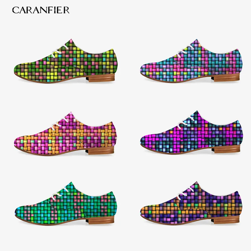 CARANFIER/Новые весенние женские туфли-оксфорды на плоской подошве с острым носком