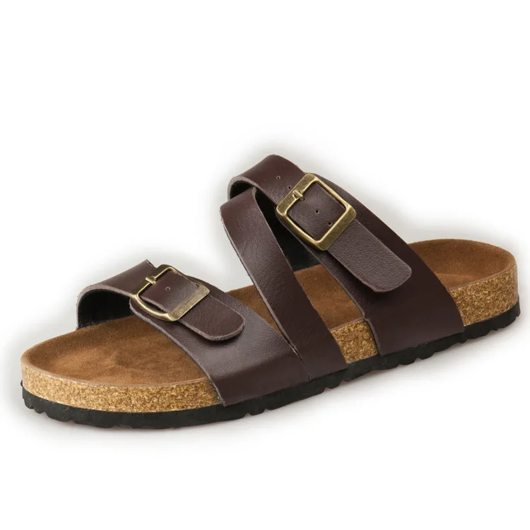 Пробковые тапочки пляжная обувь для влюбленных пар коллекция 2017 года Летние