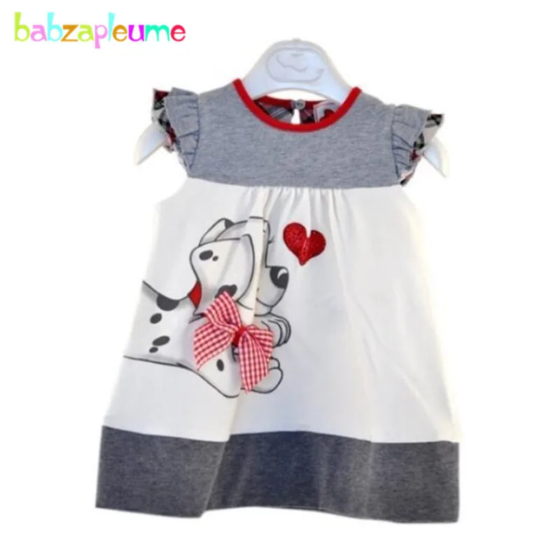 

Newest Fashion Kids Dress Sleeveless Dress for Girls Clothes Cartoon Dog Children Dress Children's Holiday Costume 1-7Year A066