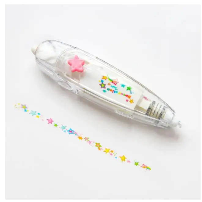 Новое поступление Kawaii животные пресс тип декоративная Корректирующая лента дневник канцелярские принадлежности Школьные принадлежности - Цвет: 14