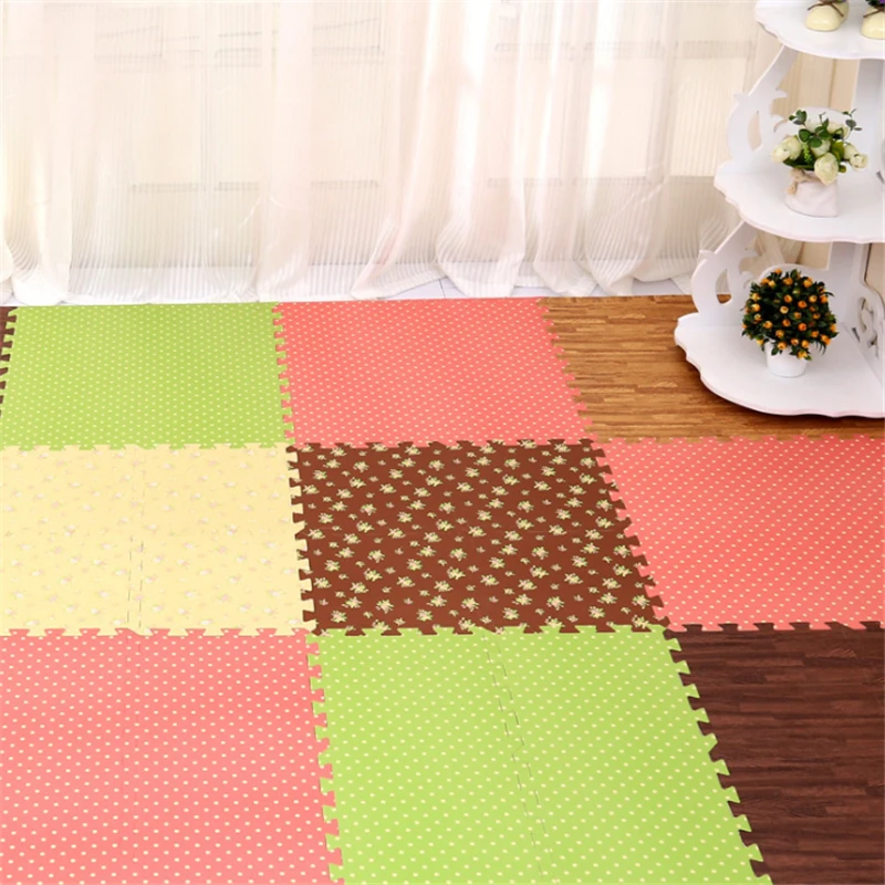 Детский коврик для ползания и игр EVA пена игровой пазл Дети Спорт каждый 60X60 см 4 шт