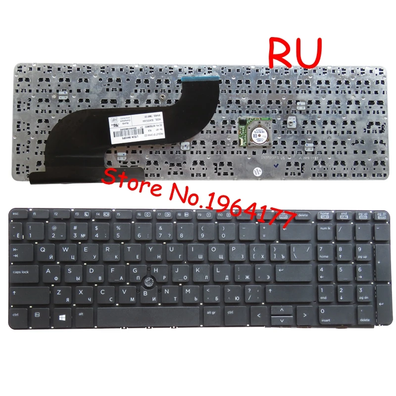 Русская клавиатура для ноутбука HP Probook 650 G1 655 RU Клавиатура без рамки
