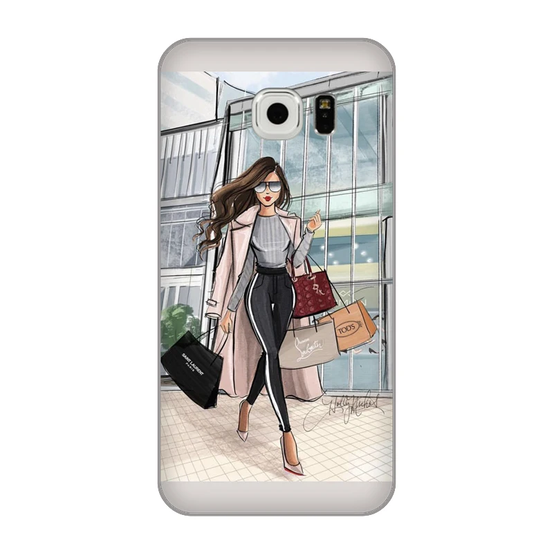 Мягкий ТПУ мобильный чехол для телефона samsung Galaxy S2 S3 S4 S5 мини S6 S7 S8 S9 S10 Edge рlus Lite Note5 8