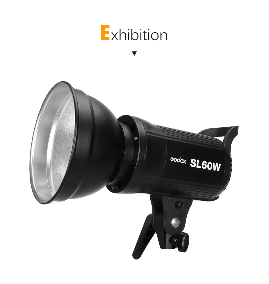 Godox SL-60W 5600 K светодиодный видео свет белая версия видео свет непрерывный свет комплект+ 190 см осветительная подставка+ 60x60 см Bowens софтбокс