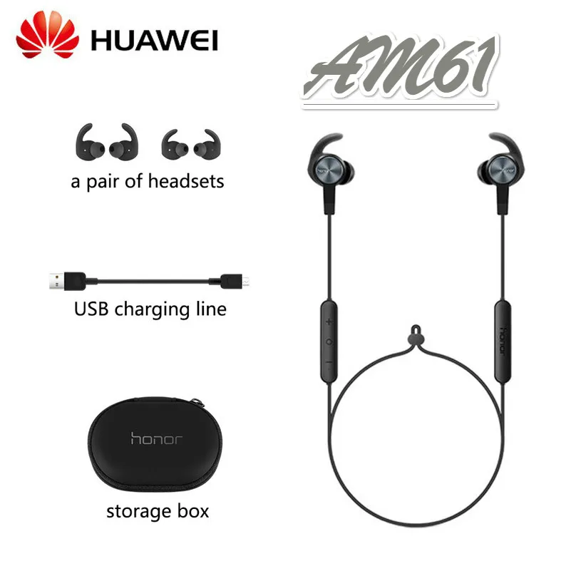 Новинка Huawei Honor оригинал xsport AM61 наушники беспроводное соединение с микрофоном в