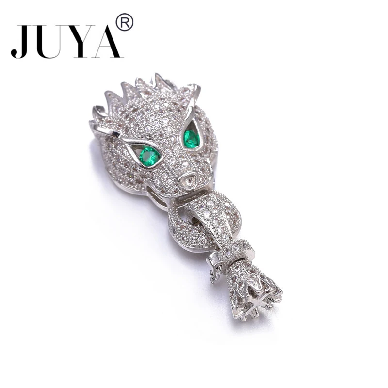 

35*14mm Micro Pave Jewelry Vintage Zircon Dragon Floating Charms For Jewelry Making Diy Pendants For Bracelet Bijoux Bedels