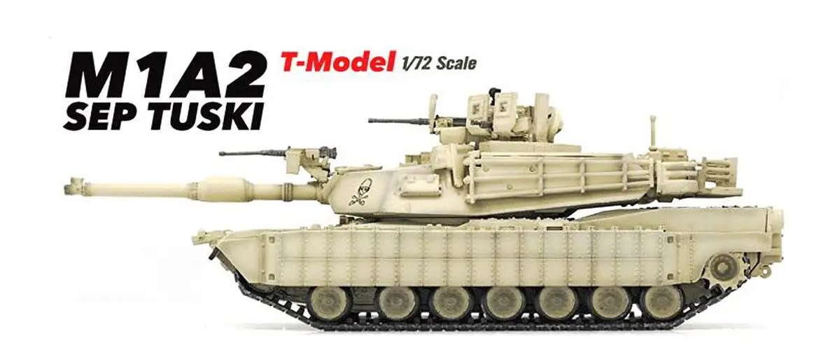 M1A2 SEP TUSKI скелет в LRAQ WAR 2011 1/72 Готовая модель танк T-MODEL |