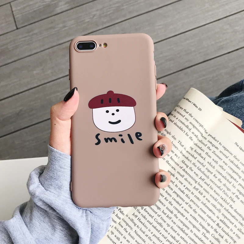 smile Матовый ТПУ чехол для мобильного телефона с изображением персонажа мультфильмов высококачественный защитный чехол для OPPO A59 F1S R9 R9S R11 R11S плюс R15 Pro R15X R17 A57 A39 A73 F5 A83 A1 A5 A3S A3 A7 A7X F9 - Цвет: smile