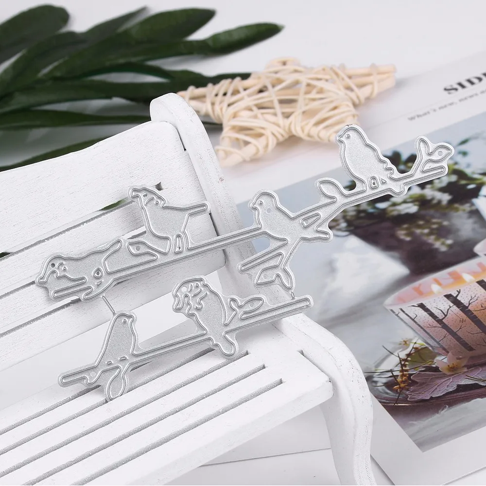 Прекрасная птица металлическая вырубка трафареты для рукоделия Скрапбукинг 2019