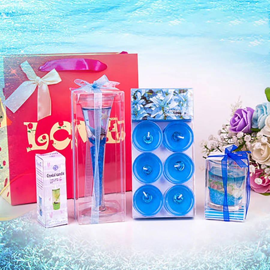 Желейный подарок украшение для ужина при свечах свечи дня рождения вечерние