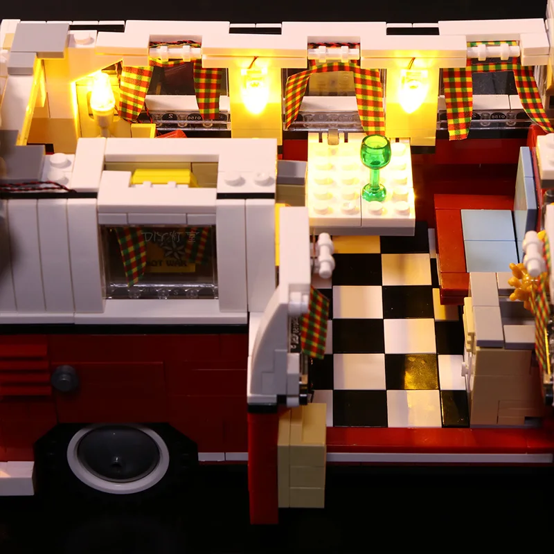 Светодиодные огни для Lego 10220 строительные блоки совместимые с 10258 10252 10242 21001 21045