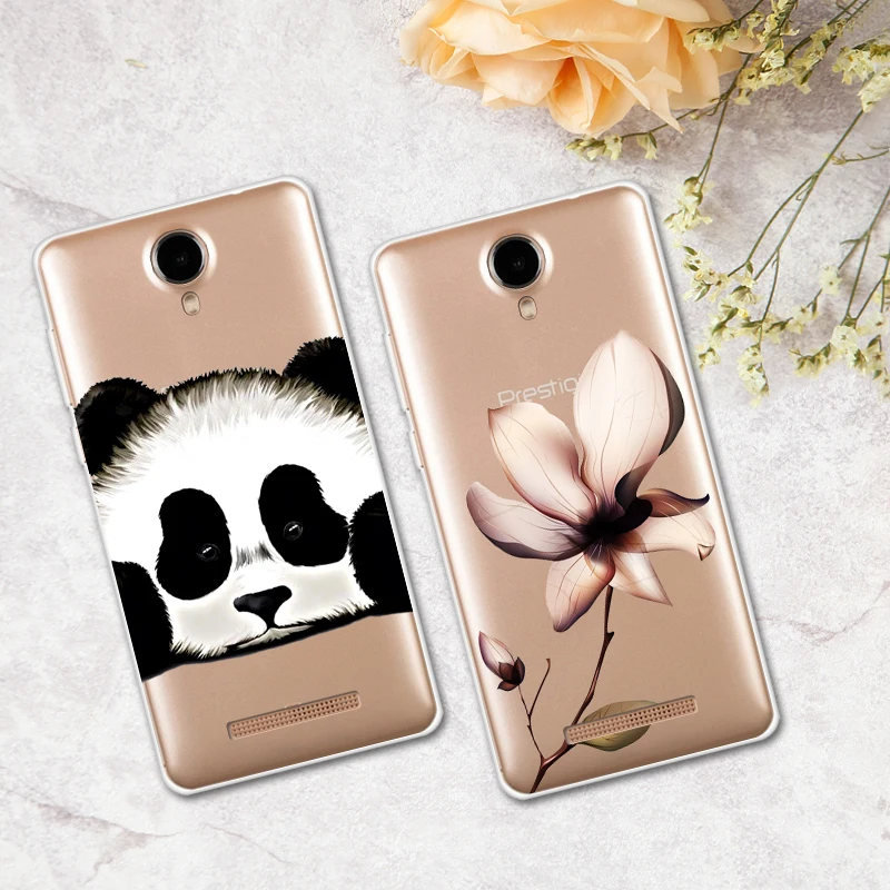 Чехол для Prestigio Wize PX3 5 0 дюйма прозрачный силиконовый чехол с рисунком телефона