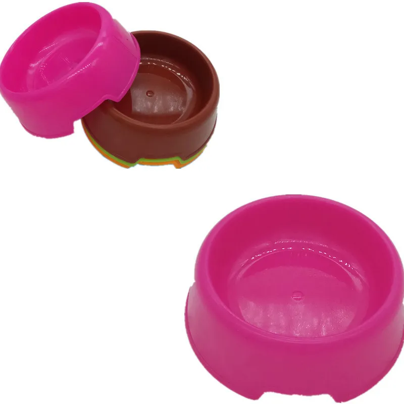 Пластиковые миски для собак 5 цветов ПЭТ кошка миска кормления воды еда щенок