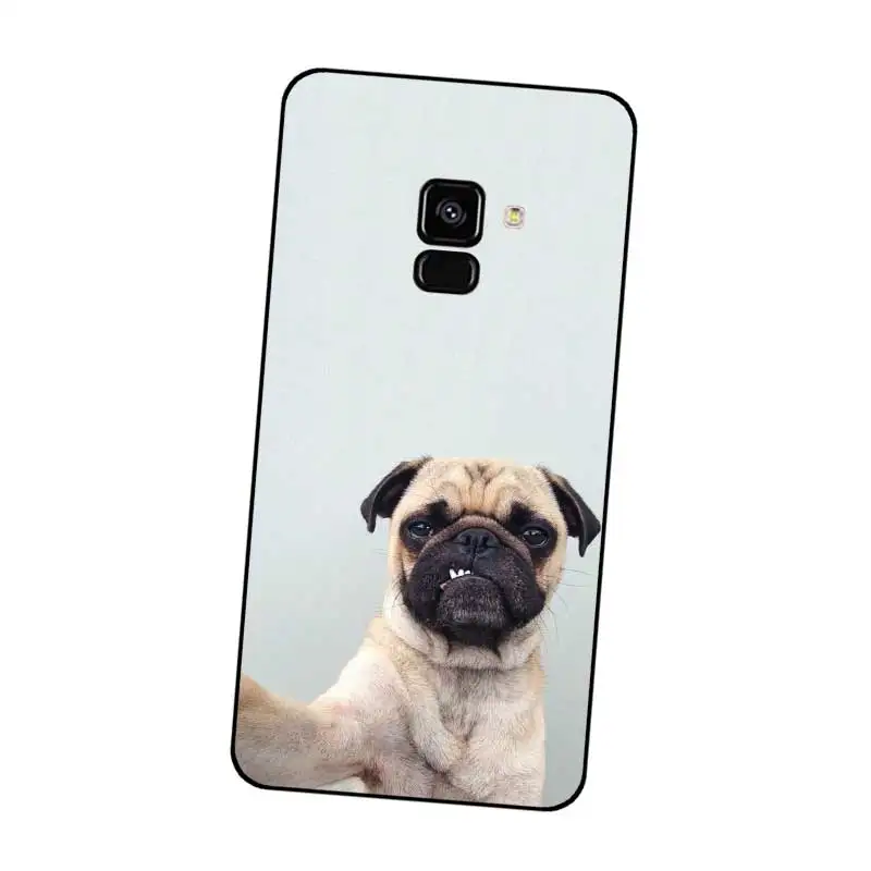 P157 Выдра и Мопс Черный силиконовый чехол для Samsung Galaxy J2 J3 J4 J5 J6 J7 J8 Pro Plus Prime 2018 2017 |