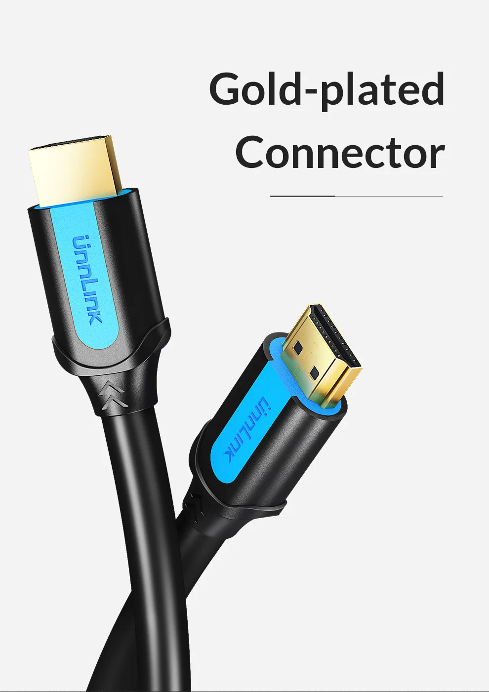 Unnlink HDMI кабель HDMI в HDMI 2,0 HDR HDCP2.2 UHD4K@ 60 Гц 3 м 5 м 8 м 10 м 15 м 20 м для HDMI Разветвитель переключатель PS4 tv Box проектор