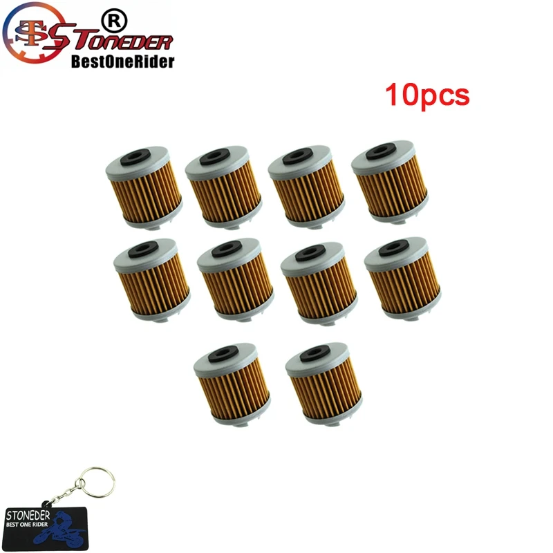 10pcs Масляный фильтр STONEDER для Zongshen 155cc ZS155 YX 150cc 160cc двигателя питбайк мотоцикл - Цвет: 10pcs