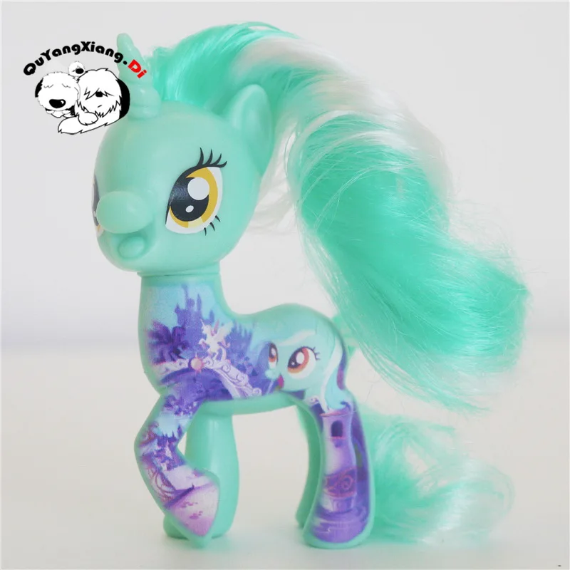 

Детские экшн-фигурки, 8 см, маленькая милая лошадь, модель куклы с рисунком Lyra сердцебиения, аниме игрушки для детей