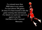 Вдохновляющие Майкл Джордан Баскетбол Цитата Шелковый плакат 24X36INCHS