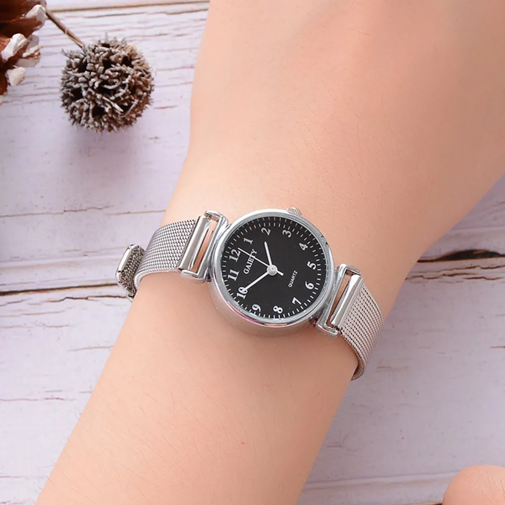 

DIMI Casual Wild Quartz Bracelet Watch Relogio Feminino Simple Silver Watches Women Blue Stainless Steel Mesh Strap Fashion