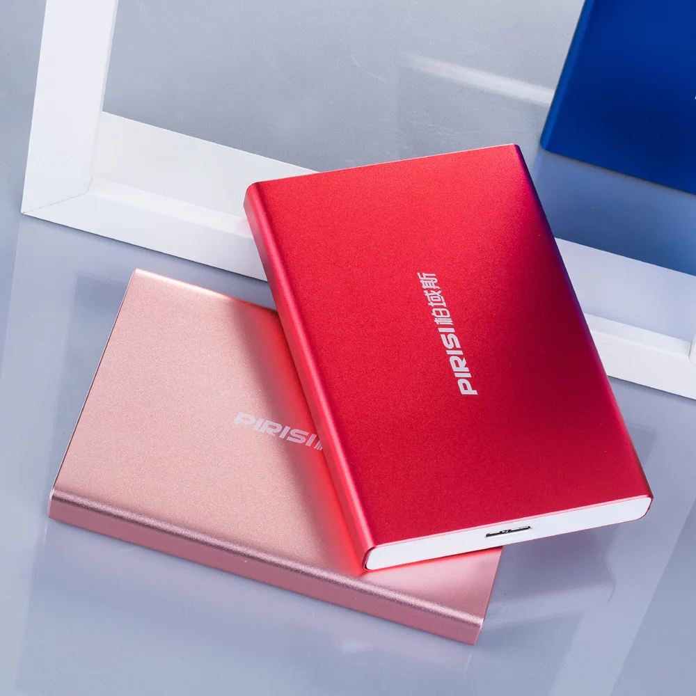 PIRISI P616I 2," HDD внешний жесткий диск 500 Гб для хранения ударопрочный портативный жесткий диск металлический шелк 5 цветов