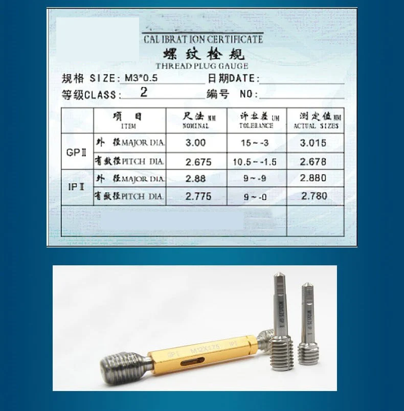 Измеритель резьбовой пробки GO/NO GO Gage UNC 5/16-18UNC NO.6-32UNC 2B 8-32UNC NO.4-40UNC HSS | Инструменты