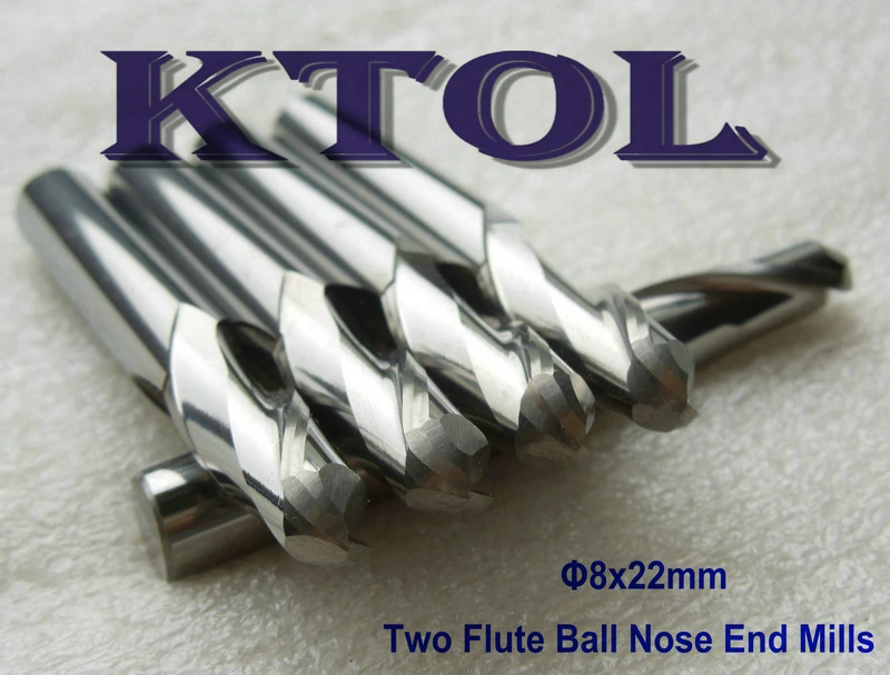 Бесплатная доставка 8*22 мм 2 Флейта Карбид Концевая фреза фрезец с ЧПУ резец для