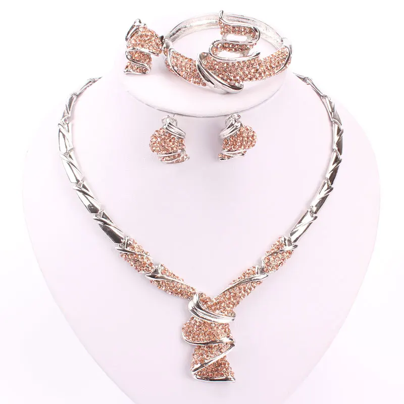 Комплект из колье серёг и кольца золотистого цвета|african beads jewelry set|beaded setfine set |