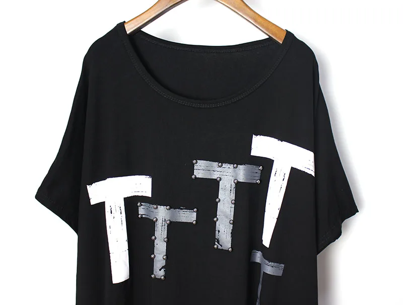 2018 летние женские футболки с принтом в стиле панк рок Модные свободные кисточки
