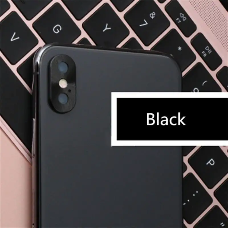 Кольцо бампер полная защита Роскошная задняя камера круг металлический чехол