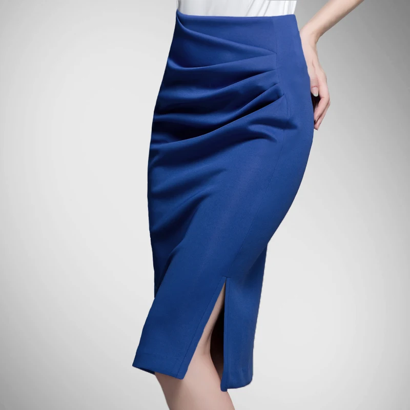 Лидер продаж юбка в клетку с бантом и волнистым узором на молнии стиле ампир