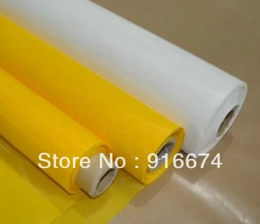 Freeshipping! Discount 5 meters 300M 120T yellow polyester silk screen printing mesh 127CM/50 width