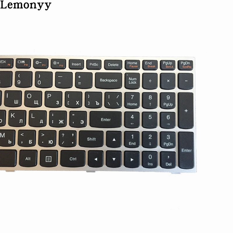Русский/RU Клавиатура для ноутбука lenovo G50 Z50 B50-30 G50-70A G50-70H G50-30 G50-45 G50-70 G50-70m Z70-80 серебро