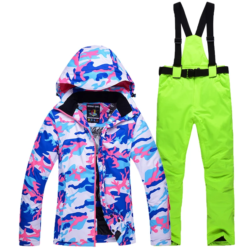 Новые лыжные костюмы куртки брюки для женщин комплекты сноубординга Лыжная