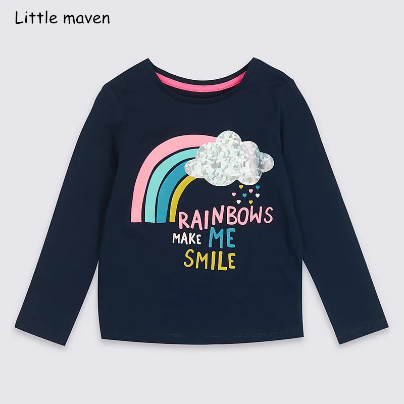 Little maven/детская брендовая одежда для маленьких девочек Новинка осени 2018 года