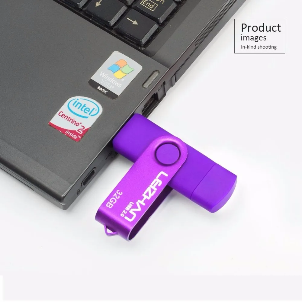 Leizhan флэш накопитель USB OTG 2.0 4 ГБ телефона Android Micro 8 16 memory stick 32 usb диск 64 флешки|64gb