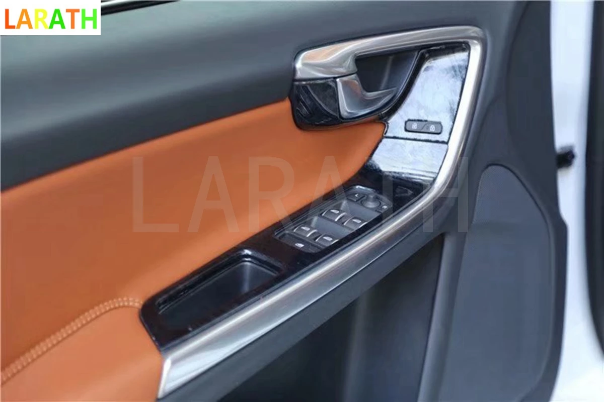 Интерьерная крышка дверной ручки для VOLVO S60 2014 2015 2016 2017 2018 внутренняя отделка