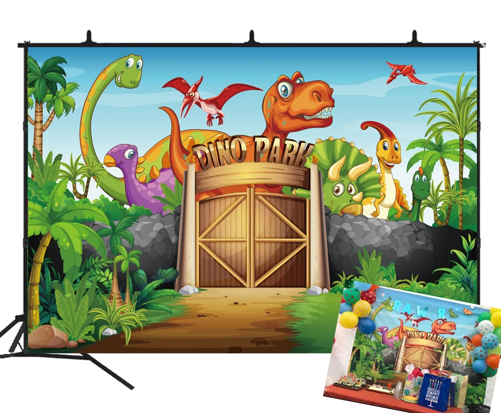 

Фотофон BEIPOTO с динозавром в стиле Юрского периода