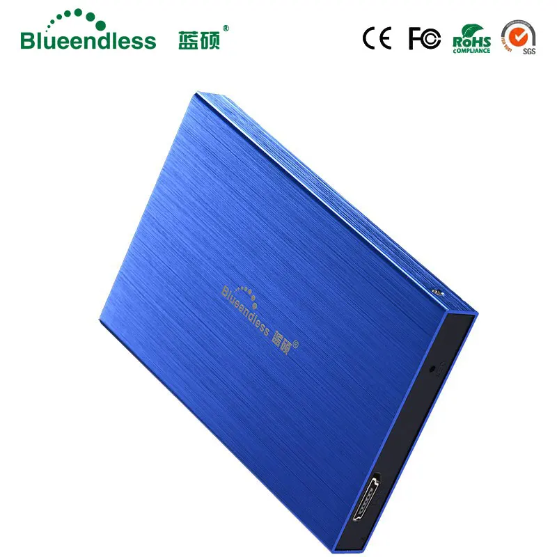 Blueendless 100% новый портативный внешний жесткий диск HDD 1 ТБ Externo Disco HD дисковые