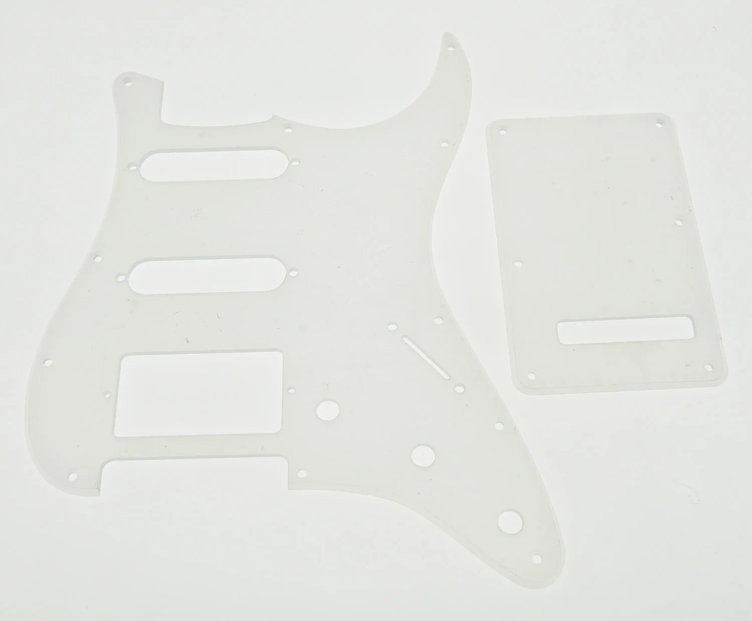Прозрачная ST гитарная накладка HSS для электрогитары и прозрачная верхняя крышка тремоло-системы винтов