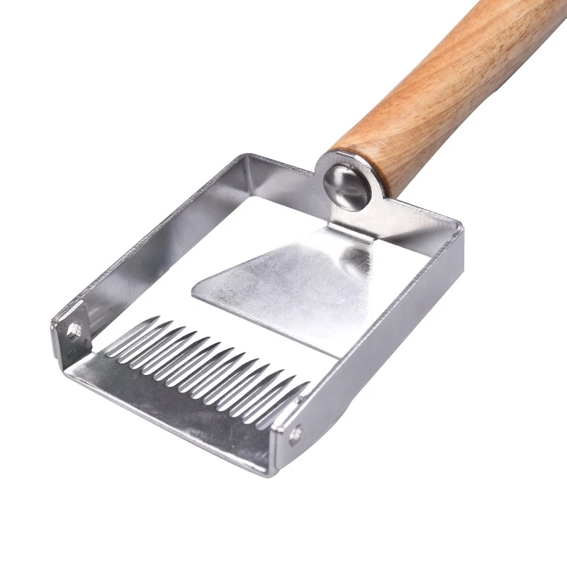 Экономичная вилка для меда скребок лопата с деревянной ручкой инструмент