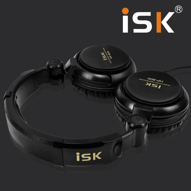 Оригинальные наушники Auriculares ISK HP 800 для студийного мониторинга головная повязка