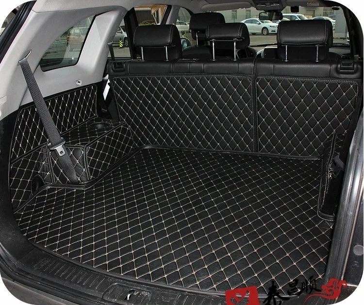 

Cargo Liner Trunk Mat For Chevrolet Captiva 2008-2019 5 Seat & 7 Seats Surrounded by all Carpets High Quality Embroidery Leather
