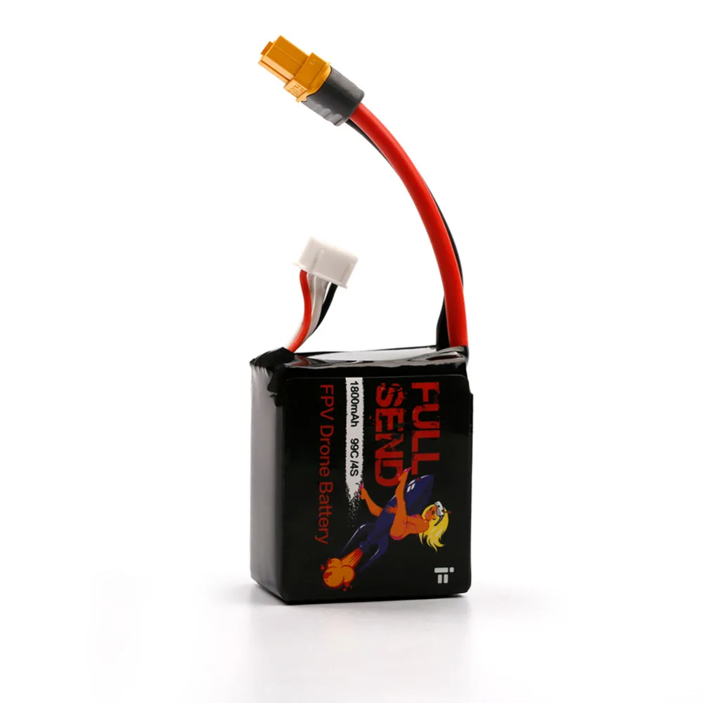 Перезаряжаемый литий полимерный аккумулятор ZOP Power 14 8 В 1800 мАч 80C 4S Lipo Батарея с amsaa